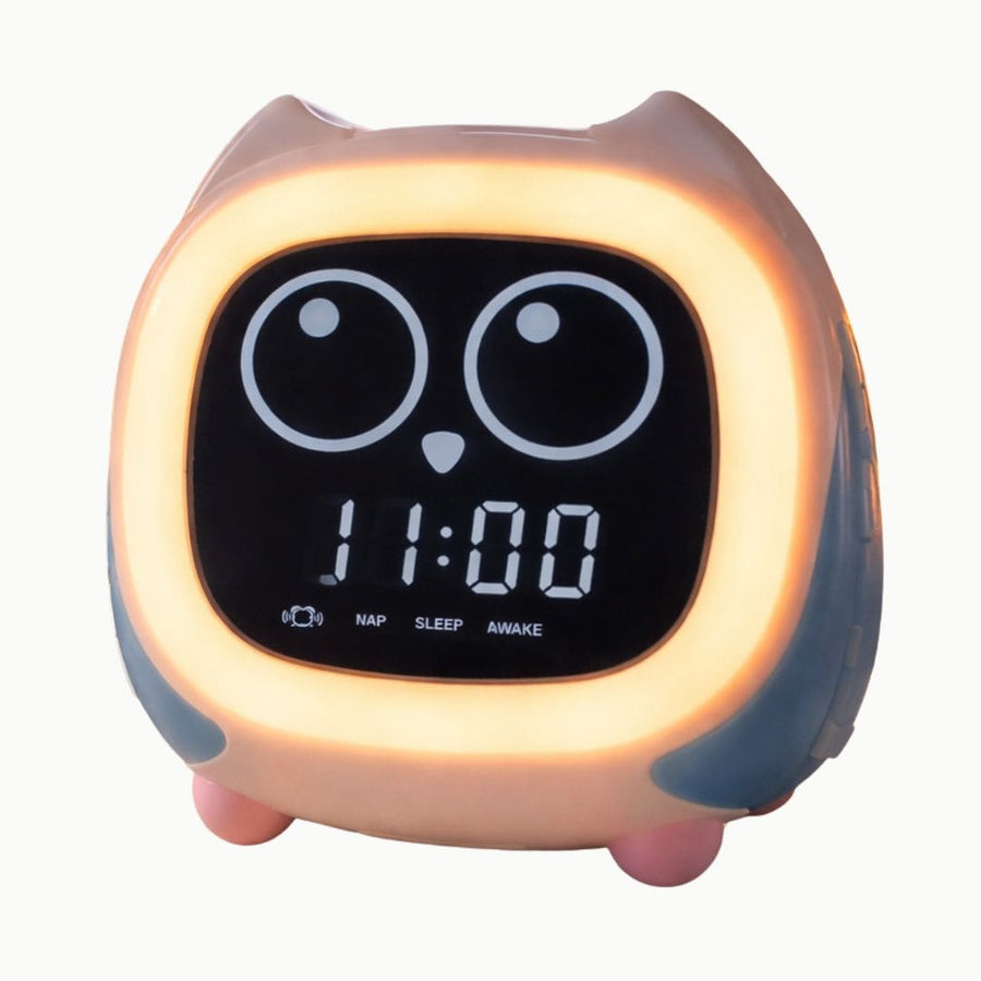 Réveil Veilleuse Enfant Hibou – Lumière Douce & Design Adorable