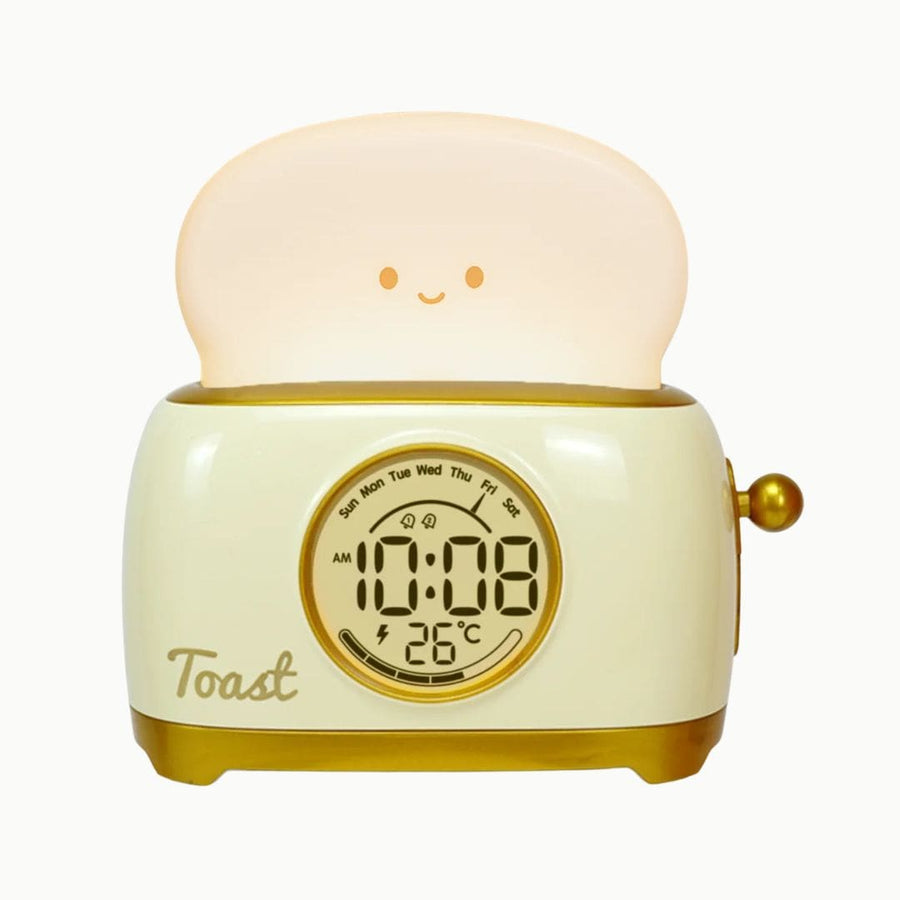 Réveil Veilleuse Enfant Design Toast – Ambiance Douce & Réveil Progressif