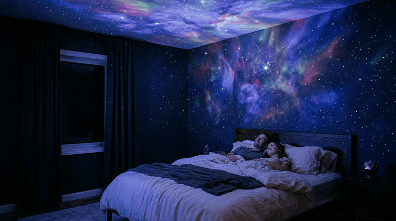 Projecteurs d'étoiles et galaxies
