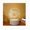Veilleuse enfant USB Notes de musique