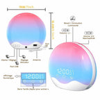Réveil Simulateur d’Aube – Lumière Progressive & Sons Apaisants