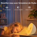 Simulateur d’Aube Bluetooth – Réveil Lumière Naturelle & Sons Relaxants
