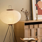 Lampadaire Wabi Sabi, Style Japonais Noguchi