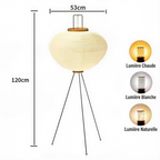 Lampadaire Wabi Sabi, Style Japonais Noguchi
