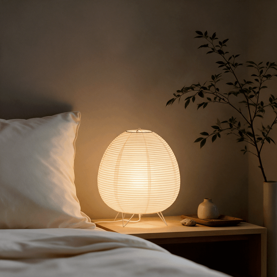 Lampe Lanterne Japonaise en Papier de Riz