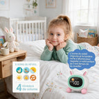 Réveil Veilleuse Educatif Lapin Enfant