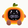 Réveil veilleuse enfant orange – lumière douce & sons apaisants