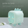 Réveil veilleuse dinosaure enfant – lumière douce & réveil ludique