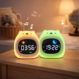 Réveil Veilleuse Enfant Animal Lumineux – Lumière Douce & Réveil Apaisant