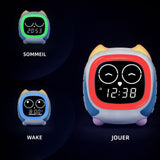 Réveil Veilleuse Enfant Hibou – Lumière Douce & Design Adorable