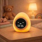 Réveil Veilleuse Enfant Tactile – Lumière Apaisante & Nuit Rassurante