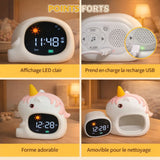 Réveil Veilleuse Licorne Enfant – Magique & Apaisant pour la Nuit