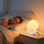 Réveil lumineux connecté WiFi – Simulation lever et coucher du soleil, sons naturels