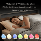 Réveil lumineux connecté WiFi – Simulation lever et coucher du soleil, sons naturels