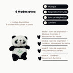 Veilleuse Musicale Bébé Panda Câlinéo