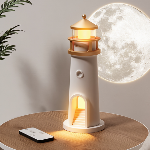 Veilleuse Musicale et Projection Phare et Lune DreamLight