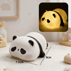 Veilleuse Panda Tout Rond, la Douceur Mignonne pour Votre Bureau