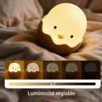 Veilleuse poussin nomade tactile