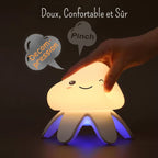 Veilleuse musicale avec port USB Tunes la Petite Pieuvre materiaux doux et sûr