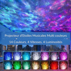 Veilleuse projection musicale Celeste