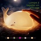 Veilleuse Baleine Câline, l'Arc-en-Ciel Lumineux pour la Chambre de Votre Enfant