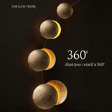Applique Murale Éclipse, Design Nordique Vintage