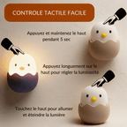 Veilleuse poussin nomade tactile