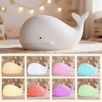 Veilleuse Baleine Câline, l'Arc-en-Ciel Lumineux pour la Chambre de Votre Enfant