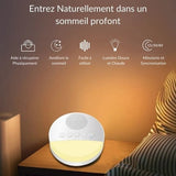 Veilleuse bruit blanc rechargeable par USB 6 sons apaisants intégrés