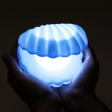 Veilleuse Coquillage en Céramique Illuminée LED