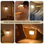 Veilleuse couloir detecteur de mouvement LuminoMouv
