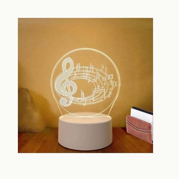 Veilleuse enfant USB Notes de musique