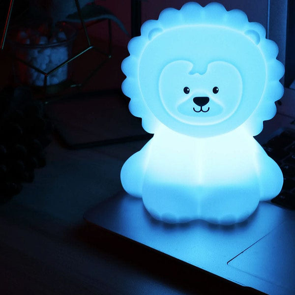 Veilleuse Lion pour bébé LED 9 Couleurs