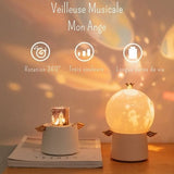 Veilleuse lumineuse musicale Mon ange