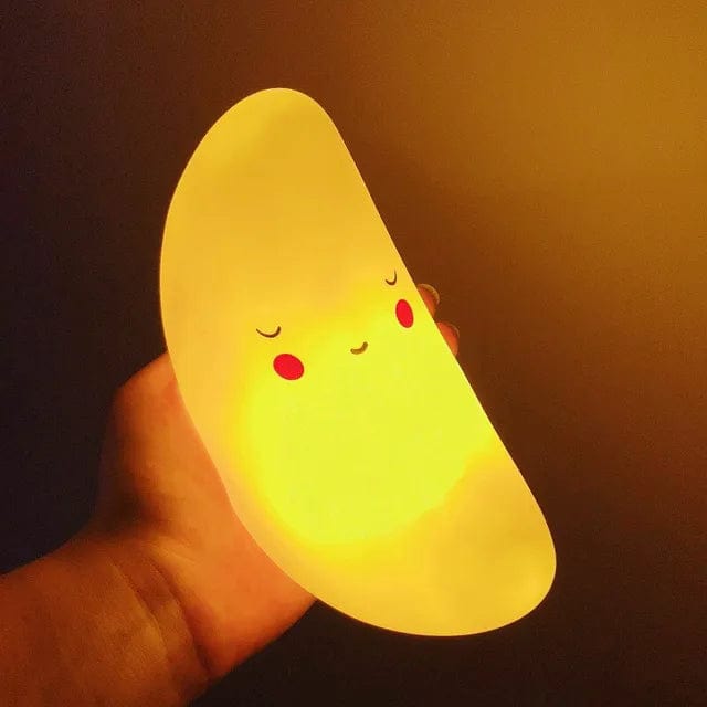 Veilleuse Lune qui veille doucement