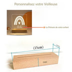 Veilleuse personnalisée prénom - RainbowLove