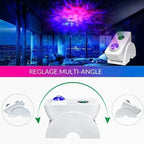 Veilleuse projection au plafond White Arc