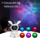 Veilleuse projection etoile plafond Lapin Lune