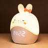 Veilleuse reveil lapin en silicone souple Led Premium