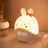 Veilleuse reveil lapin en silicone souple Led Premium