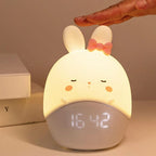 Veilleuse reveil lapin en silicone souple Led Premium